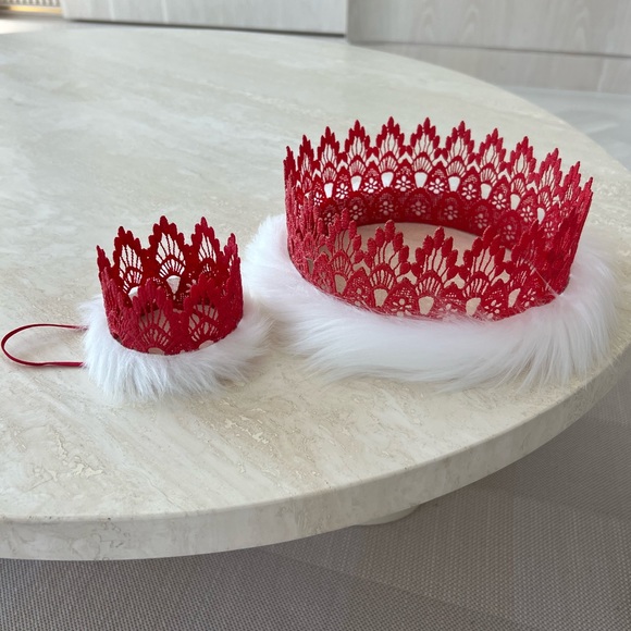 Mommy and Me Look. LOVECRUSH CROWNS. Christmas crowns. NEW. Handmade - Picture 2 of 3